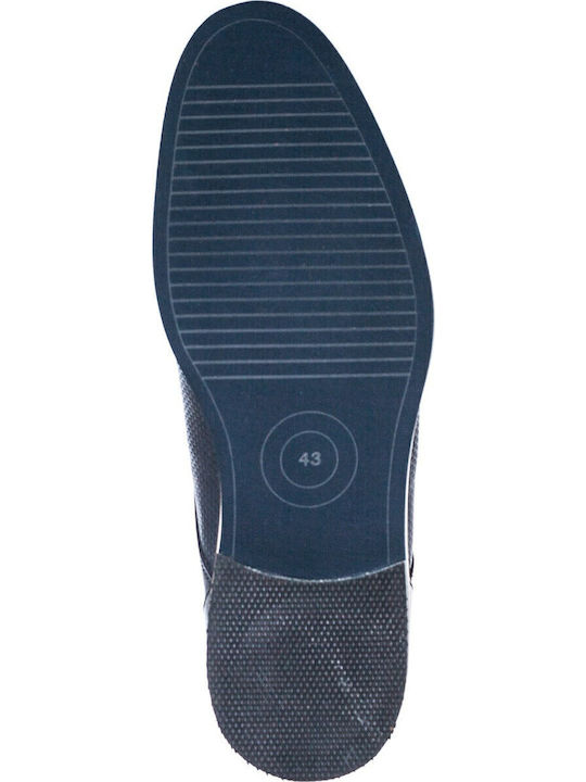 L'uomo Leder Herren Freizeitschuhe Blau