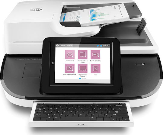 HP Digital Sender Flow 8500 fn2 Flatbed Scanner A4