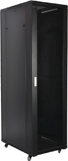 Safewell Cu picioare Cabină Rack 42U Neasamblat 60x100x205cm Negru SNB6142