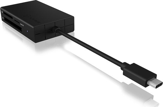 Icy Box Card Reader USB 3.0 για SD/microSD/CompactFlash