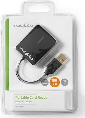 Nedis Card Reader USB 2.0 για SD/microSD/MemoryStick