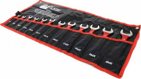 Kraft & Dele Set 12 German Wrenches with Socket Size 7-32mm KD-10924