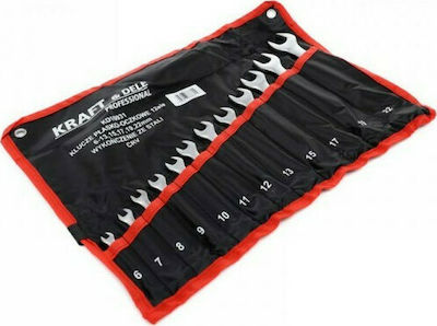 Kraft & Dele Set of German Polygon Wrenches with 17mm up to 22mm Head Size 12pcs