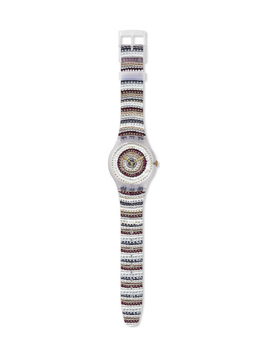 Swatch Tricotime Rubber Strap 20mm