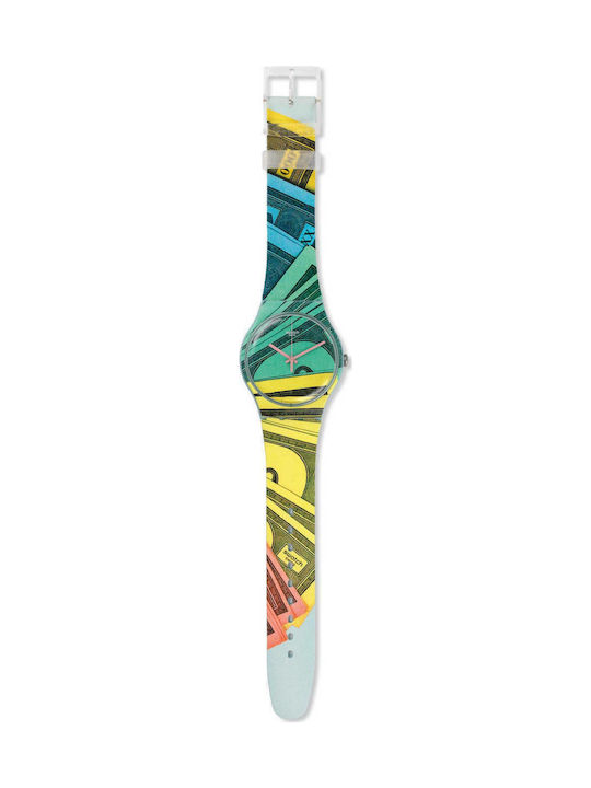 Swatch Money Honey Rubber Strap 20mm