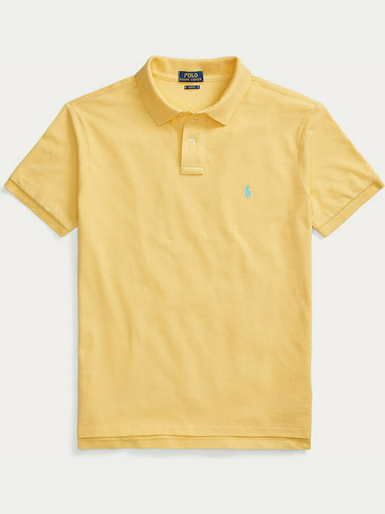 Ralph Lauren Herren Shirt Kurzarm Polo Gelb