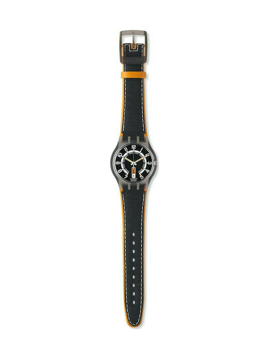 Swatch Ambitious Goal Fabric Strap Gray 19mm