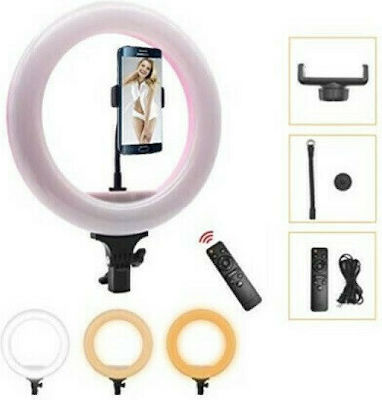 Ring Lamp Light LED Ring Light 30cm 3200 - 5600K with Tripod Floor and Mobile Holder