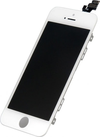 Screen Grade A with Touch Mechanism for iPhone 5s (White)