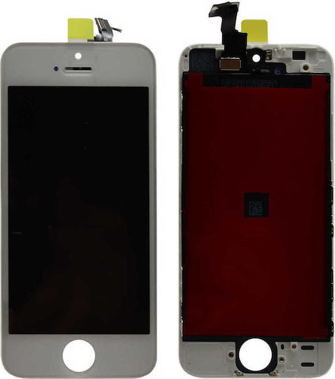 Screen Grade A with Touch Mechanism for iPhone 5s (White)