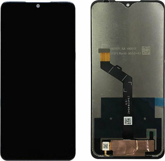 Οθόνη 48626 mit Touch-Mechanismus für Nokia 7.2 (Schwarz)