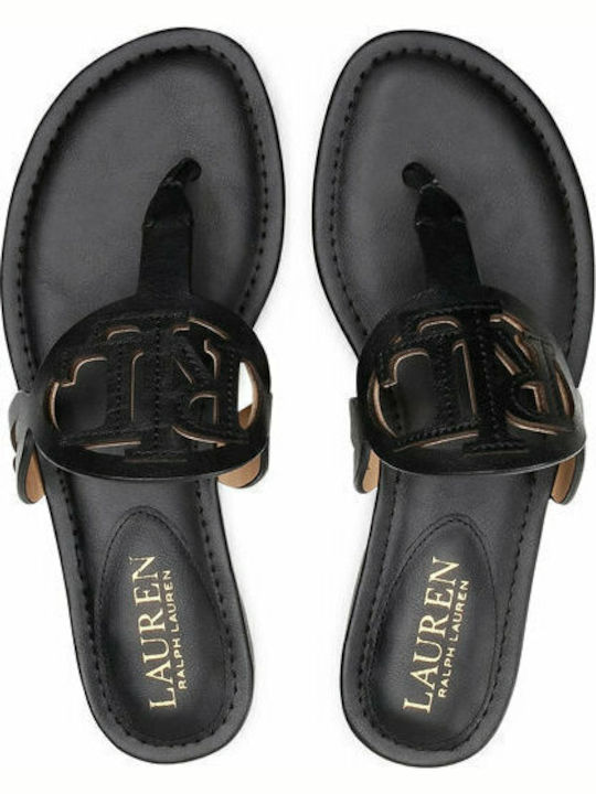 Ellington Leder Flache Sandalen für Damen mit Riemen in Schwarz Farbe