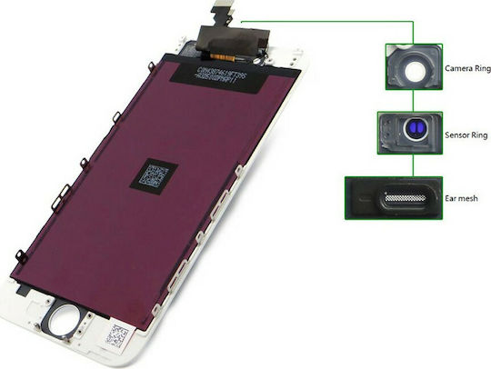 Tianma Οθόνη με Μηχανισμό Αφής για iPhone 6 Plus (Λευκό)