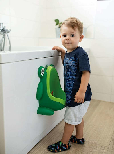 FreeOn Pottie Urinal Happy Frog Green