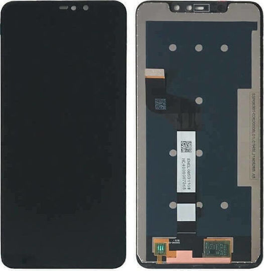 O ecran cu Mecanism Tactil pentru Redmi Note 6 Pro (Negru)