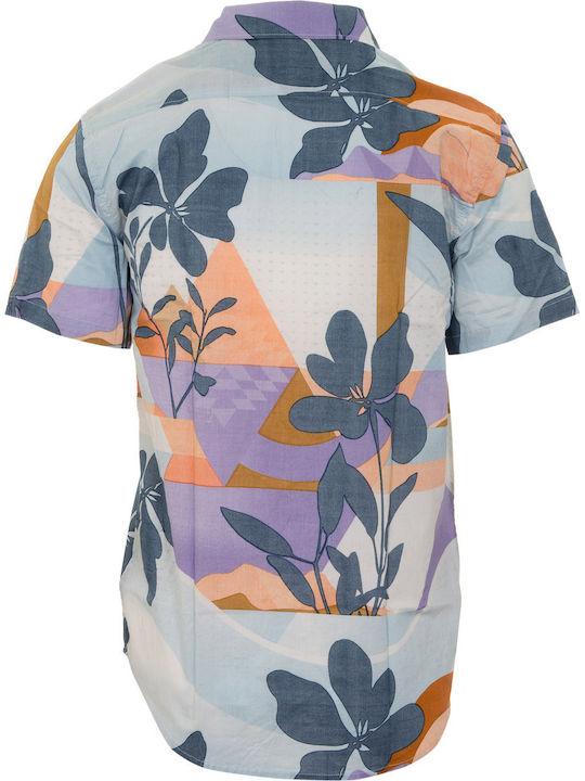 Sundays Short-sleeved Cotton Shirt Floral Multicolour
