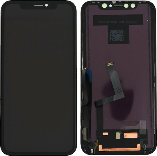Екран Grade A със Сензорен Механизъм за iPhone XR (Черен)