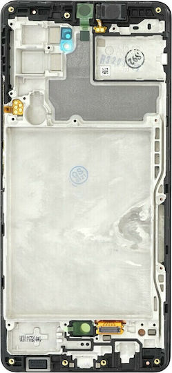Samsung Screen with Touch Mechanism and Frame for Galaxy A42 5G (Black)