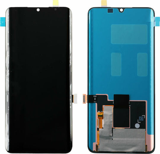Xiaomi Οθόνη mit Touch-Mechanismus und Rahmen für Mi Note 10 Lite (Schwarz)
