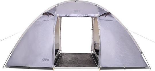 Seven Heaven Onega Σκηνή Camping Igloo Γκρι με Διπλό Πανί 3 Εποχών για 4 Άτομα 445x225x180εκ.