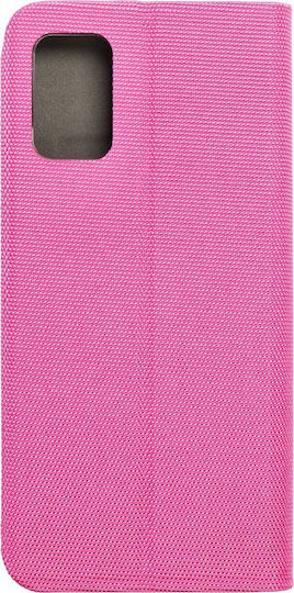 MyMobi Canvas Book Υφασμάτινο Ροζ (Galaxy A02s)