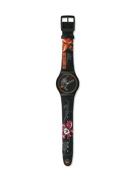 Swatch Sun Twirly Leather Strap 19mm