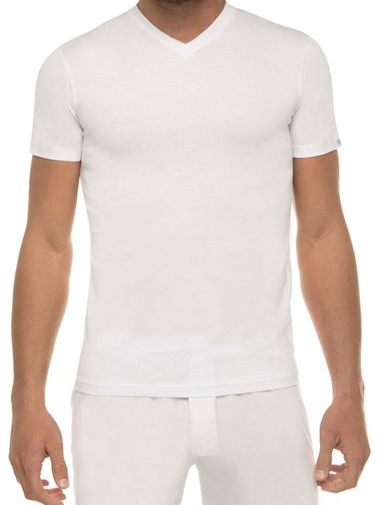 Men's Short Sleeve Undershirt White