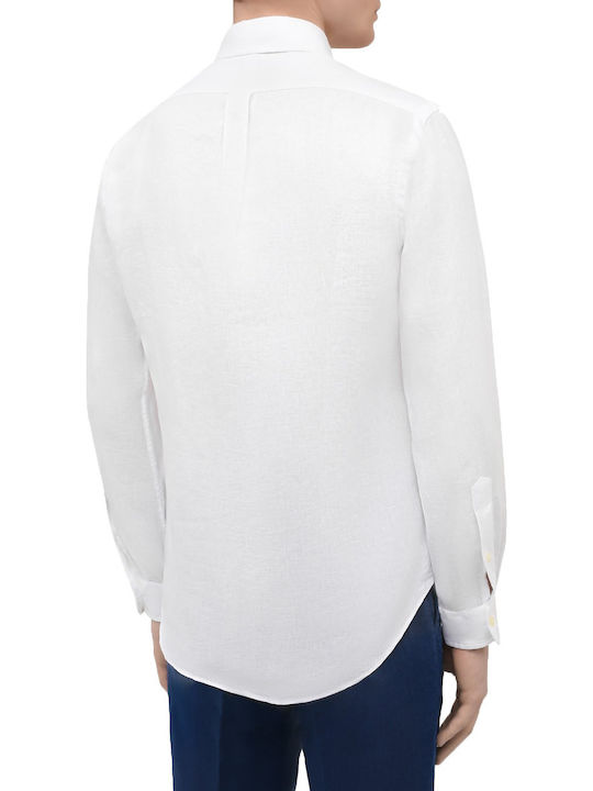 Ralph Lauren Men's Shirt Long Sleeve Cotton White