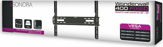 Sonora WonderWall 400 Fixed Βάση Τηλεόρασης Τοίχου έως 55" και 25kg