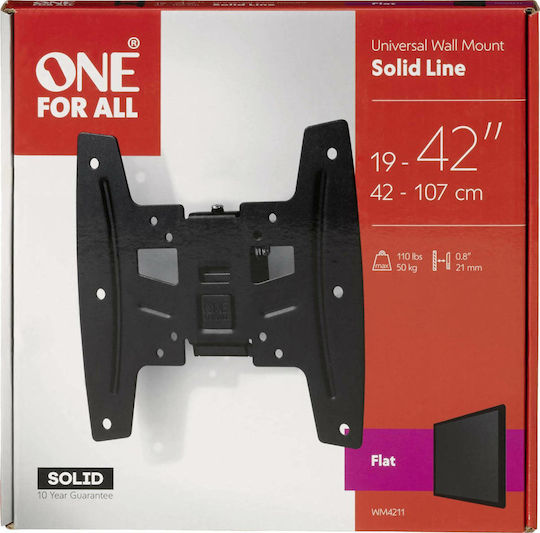 One For All WM4211 Wall TV Mount up to 42"