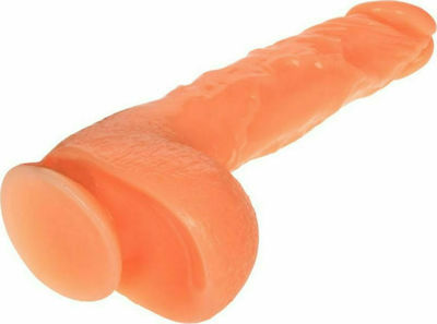 Baile Ρεαλιστικό Dildo με Όρχεις και Βεντούζα Flesh 25cm