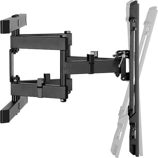 Goobay Pro FULLMOTION XL 49746 Стойка за телевизор Стенен с рамо до 85" и 60кг