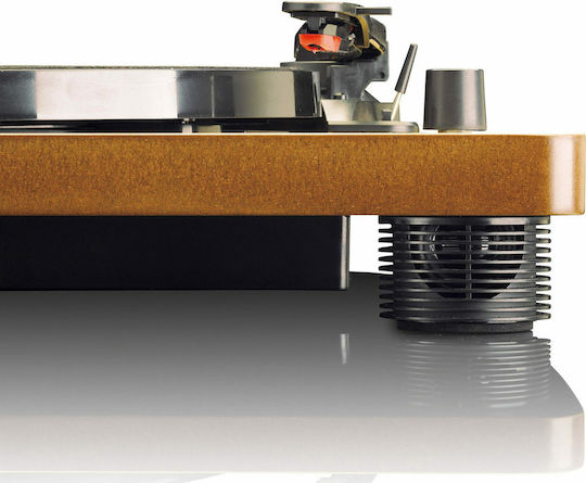 Lenco LS-50 LEN-LS50WD Πικάπ με Belt Drive, Προενίσχυση και Ενσωματωμένα Ηχεία Καφέ
