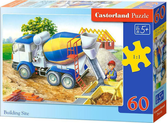 Kids Puzzle Building Site for 5++ Years 60pcs Castorland