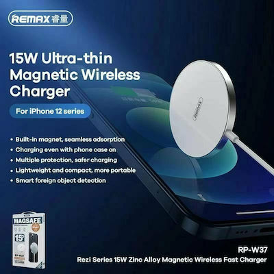 Remax Magsafe Charger 15W White (RP-W37)