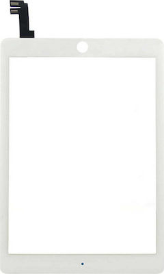 Μηχανισμός Αφής & Home Button Λευκό (iPad 4)