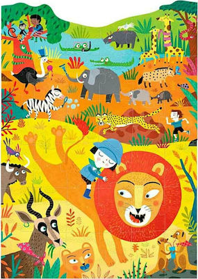 Kids Puzzle Wild Animals Roar for 3++ Years 36pcs Londji