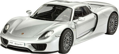 Revell Porsche Figurină de Modelism Mașină 98 Piese la Scară 1:24 cu Lipici și Culori 05681