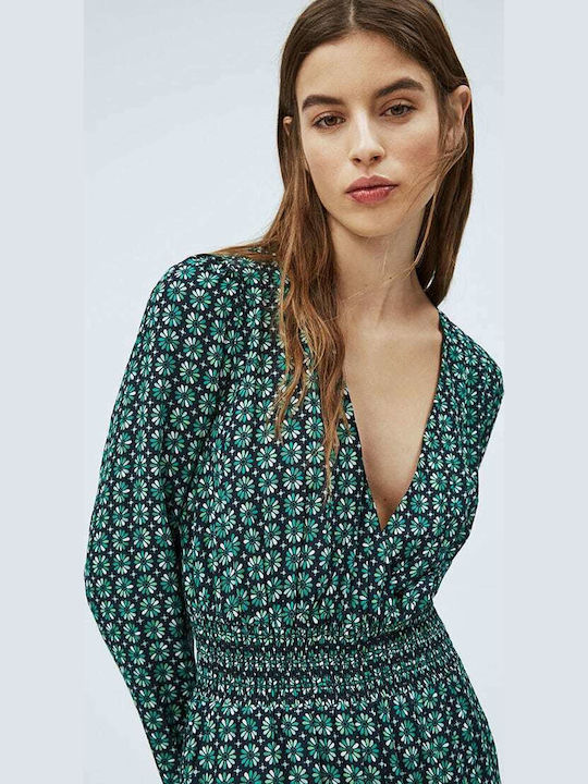 Paloma Women's Long-sleeved One-piece Suit Green