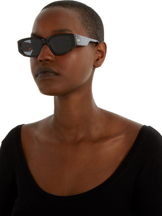 Komono Rex Unisex Γυαλιά Ηλίου με Κοκκάλινο Σκελετό Tortoise / Solid Smoke Polarized