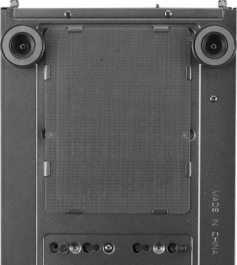 Silverstone FARA V1M PRO Gaming Mini Tower Κουτί Υπολογιστή με Πλαϊνό Παράθυρο Μαύρο