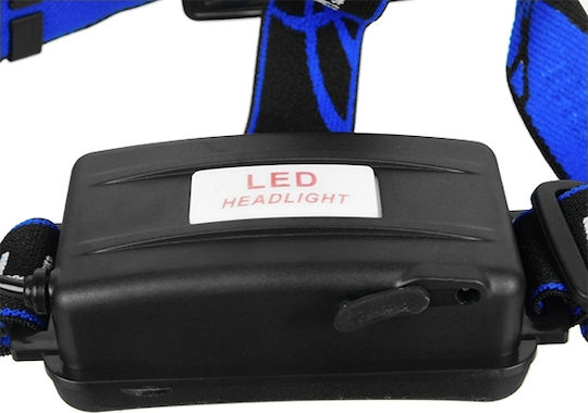 GloboStar Rechargeable Headlamp LED IP44 with Maximum Brightness 1800lm XML2-T6 100pcs Black