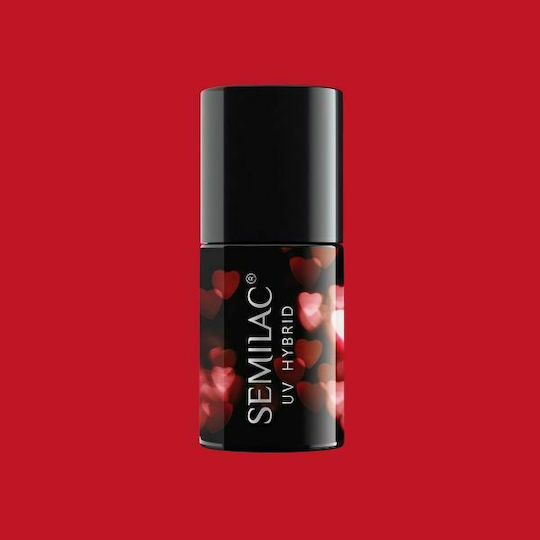 Semilac Classic Ημιμόνιμο Βερνίκι Νυχιών Girl On Fire 7ml