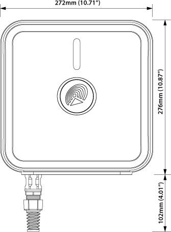 QuWireless QuMax Εξωτερική Κεραία 4G Κατευθυντική 6dBi με σύνδεση Ethernet