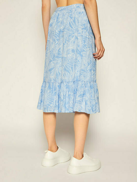 Tommy Hilfiger Midi Skirt Floral in Blue color