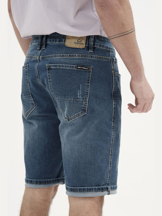 Men's Shorts Jeans Middle Blue