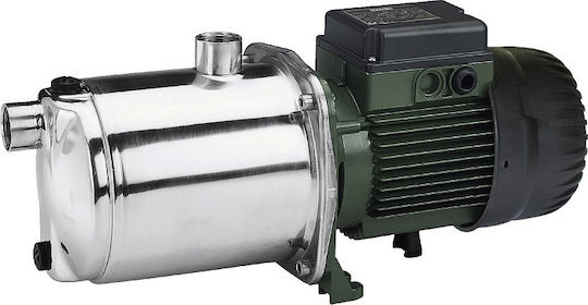 DAB Jetinox 112T Electric Surface Water Pump with Automatic Suction 1.36hp Three-Phase