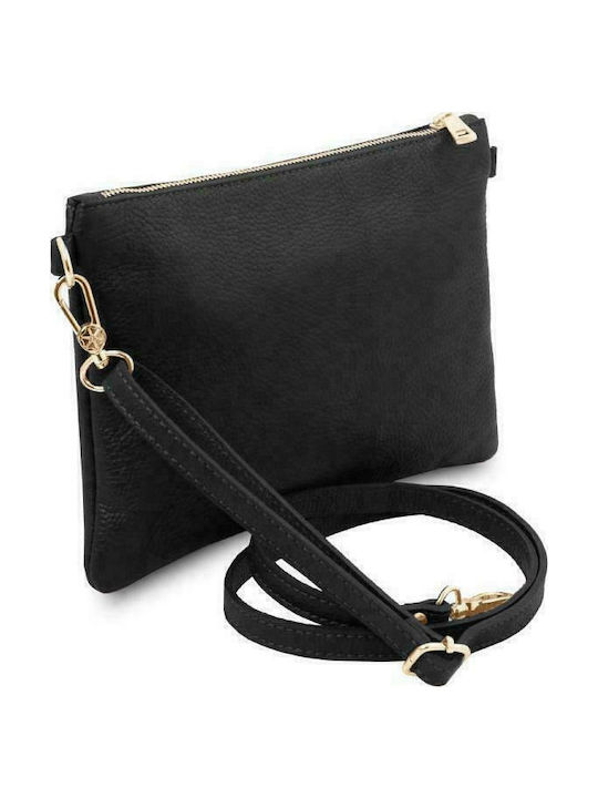 Leather Women's Clutch Black
