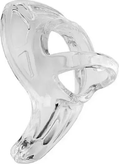 Perfect Fit Brand Armour Tug Cock Ring Schwanz & Hoden Transparent
