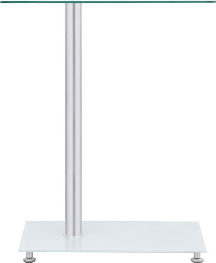 Măsuță auxiliară Formă „U” L45xW30xH58cm. Transparent Măsuță auxiliară Formă „U” L45xW30xH58cm. Transparent